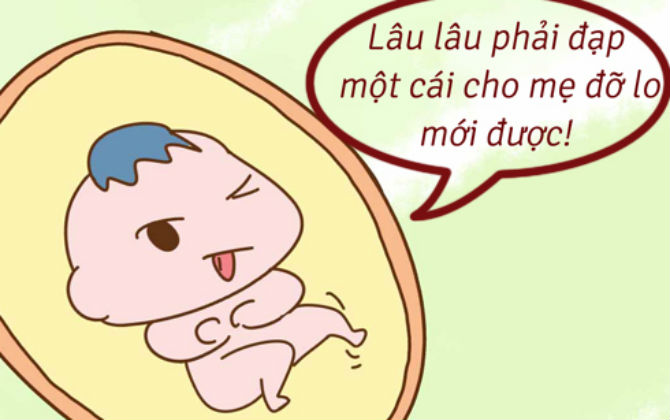 Thai nhi đạp và những sự thật hầu hết các mẹ bầu đều không ngờ tới