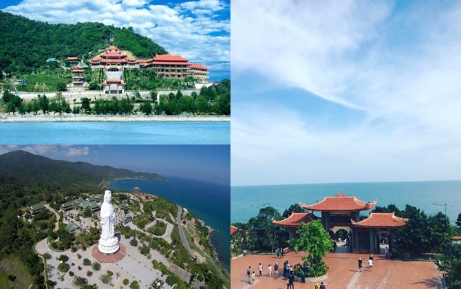 Lạc bước tới những ngôi chùa view hướng biển, đặt chân đến đã thấy an yên