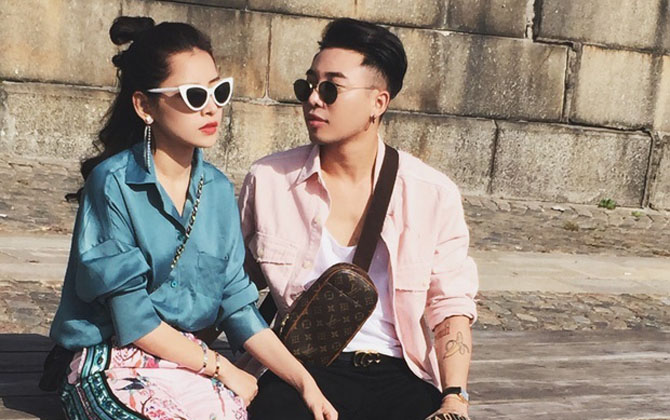 Chi Pu tình tứ Hoàng Ku, khoe street style đẹp lung linh tại trời Tây