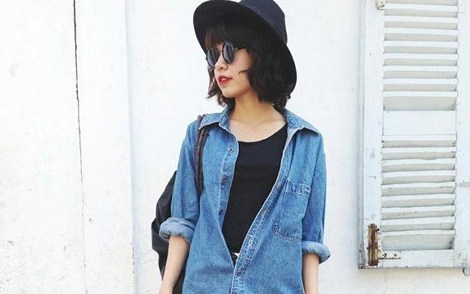 8 ngày mặc đẹp 'ngất ngây' chỉ với 1 chiếc sơ mi denim