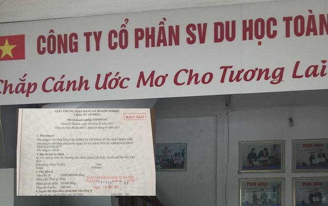 Vụ học viên tố công ty du học lừa đảo: "Công ty còn đang phải chịu phạt thay các em, sao lại đi lừa tiền được"