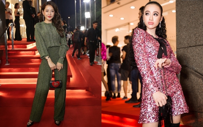 Chi Pu, Angela Phương Trinh 'so kè' váy áo trong event ra mắt H&M Việt Nam