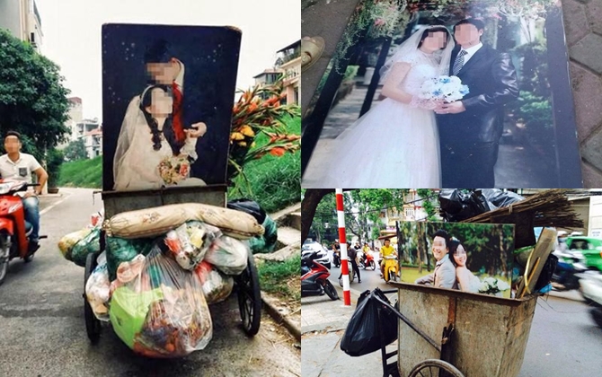 Bi hài số phận những tấm ảnh cưới thừa thãi sau ngày vợ chồng ly hôn