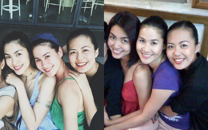 Nhan sắc hội bạn thân Hà Tăng sau 10 năm: Đã làm mẹ mà còn xinh đẹp hơn cả thời thiếu nữ!