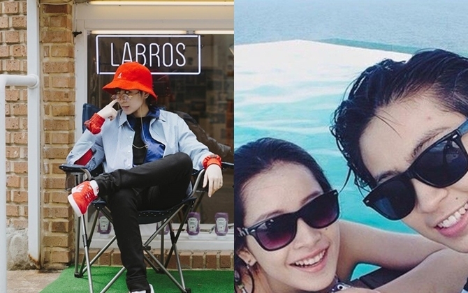 Gil Lê bình thường mặc ngầu hơn cả con trai nhưng lúc đi bơi thì ai cũng phải 'đứng hình'
