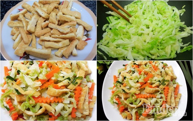 Món chay ngon: Đậu phụ xào rau củ, ăn 1 miếng muốn ăn hoài không thôi