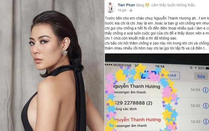 Phan Hương 'Người phán xử' bị vợ Duy Khánh tố 'thả thính' trên Facebook