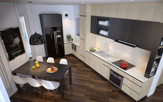 Thiết kế nhà 3 tầng 45,5m2 kinh phí chỉ 660 triệu đồng