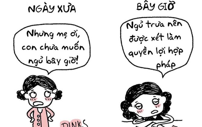 Bộ tranh: Một ngày của con gái diễn ra như thế nào?