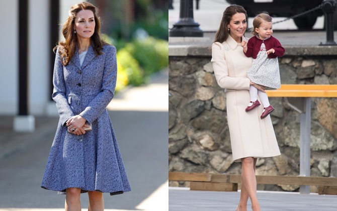 Muốn thanh lịch, hãy chọn áo khoác như Công nương Kate Middleton