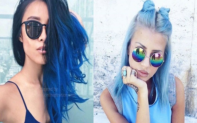 Màu tóc siêu độc Blue-Green: Hot trend 2018, các nàng đã sẵn sàng thử chưa?