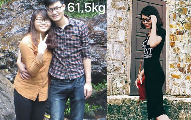 Bí quyết giảm 12kg ngoạn mục của cô gái từng bị gán mác “béo như thùng phuy”