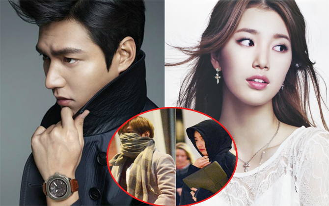 Lộ loạt ảnh Lee Min Ho và Suzy bí mật hẹn hò làm tim fan tan chảy