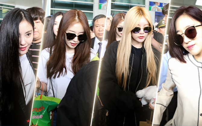 Ngỡ nàng trước nhan sắc đẹp không tì vết của T-ara tại sân bay Tân Sơn Nhất