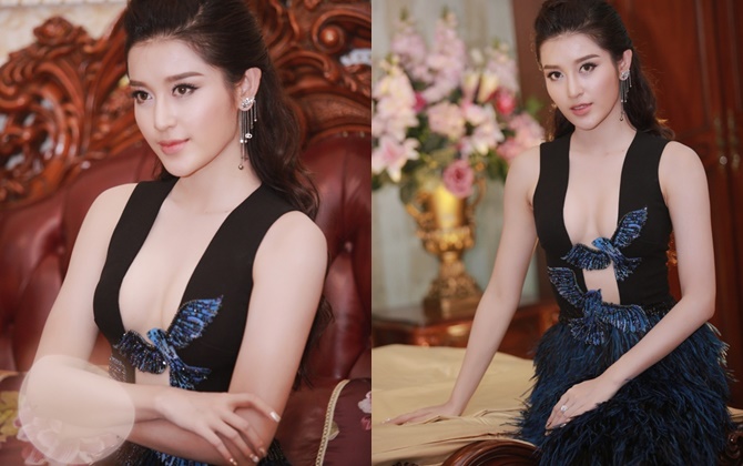 Á hậu Huyền My tự tin khoe trọn vòng 1 nóng bỏng