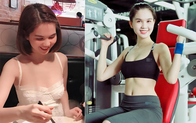 Mặc dù đã có tình mới nhưng Ngọc Trinh ngày càng xuống sắc, vòng 1 lép kẹp chẳng còn đẫy đà như trước đây