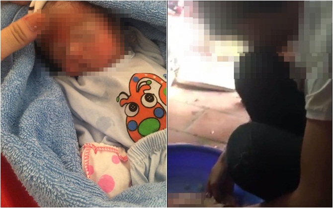 Người bố trẻ bật khóc khi tự tay mình tắm rửa cho đứa con vô tội bị bạn gái cố tình phá bỏ