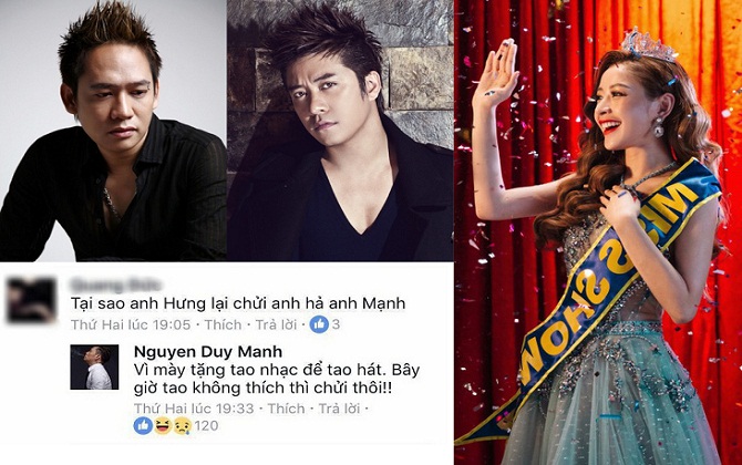 Facebook Duy Mạnh: Chuyện một ca sĩ vô ơn, một Hoa hậu 16,5 tỷ, và một cô hot girl đi hát