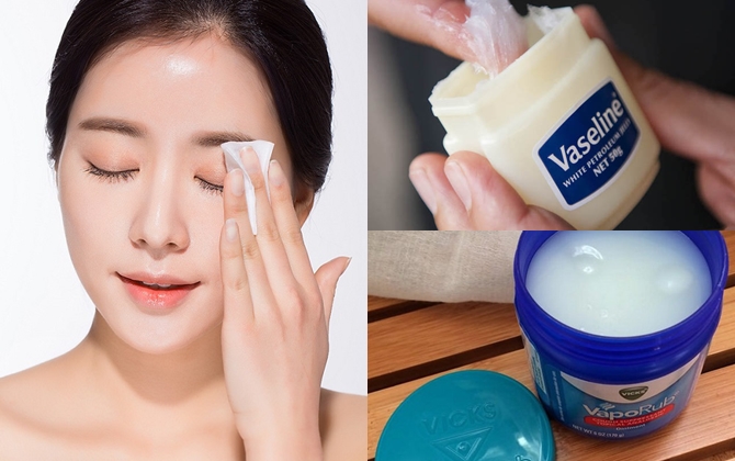 Lỗ chân lông to mấy cũng se khít trong 5 phút nhờ dùng Vaseline theo cách này