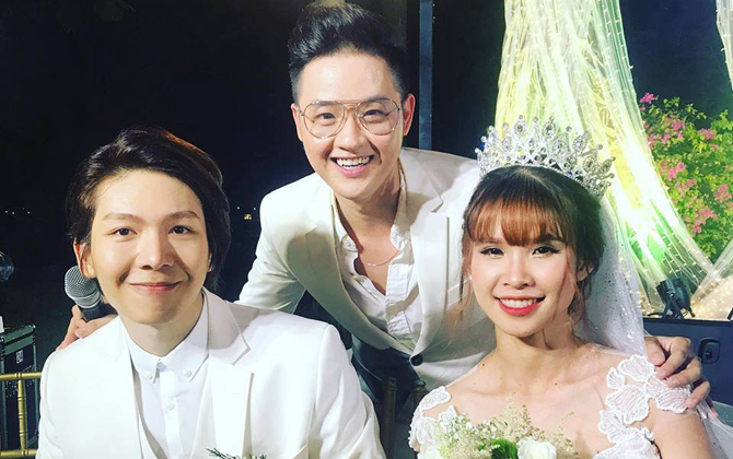 Những hình ảnh đáng nhớ trong đám cưới "lầy lội" nhất showbiz của Khởi My và Kelvin Khánh 
