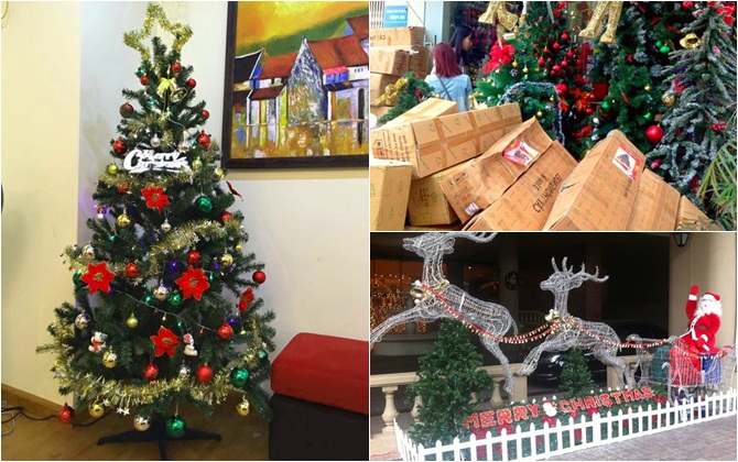 Trước Giáng sinh, dịch vụ trang trí trọn gói và dọn dẹp sau Noel cho dân văn phòng, quán cafe giá 5-12 triệu vẫn đắt khách order