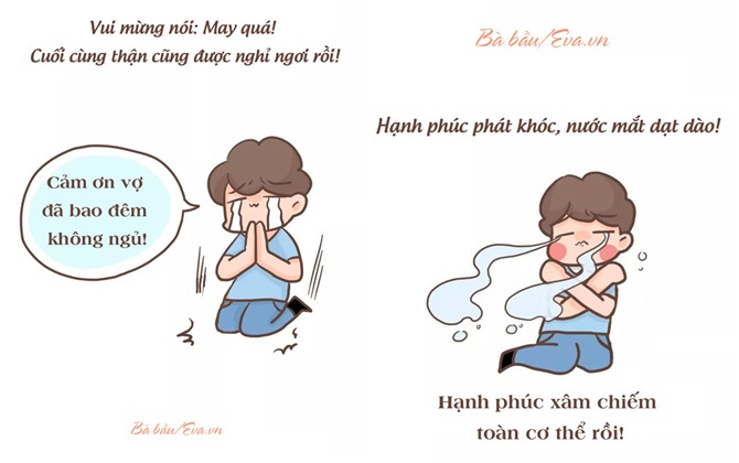 Sau câu nói: "Em có thai rồi" là trăm kiểu phản ứng không ngờ của các anh chồng