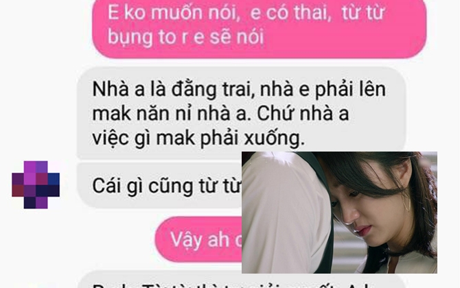 Bạn gái thông báo có thai và câu trả lời của người đàn ông hèn hạ bị dân mạng chửi SẤP MẶT, khóa Facebook khẩn