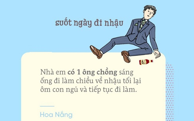 Các mẹ hãy thử miêu tả chồng của mình chỉ bằng một câu thôi, xem chồng ai "bá đạo" nhất nào!