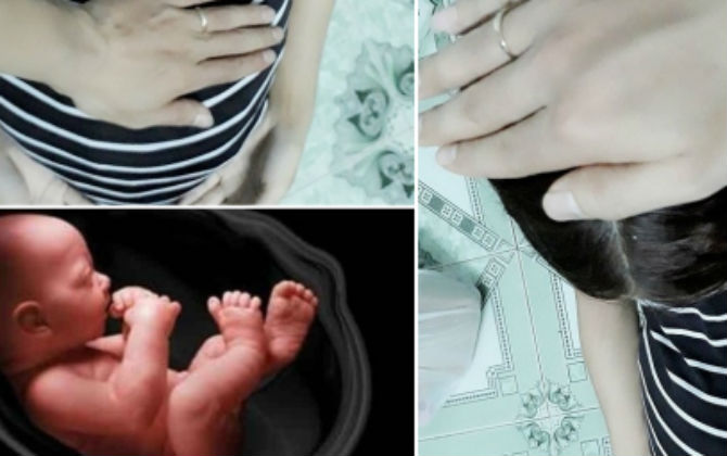 Đêm đến, mẹ nói bố lấy tay SỜ ĐỦ 6 CHỖ NÀY để truyền năng lượng cho bào thai, con khỏe khoắn hí hửng đạp mẹ cực yêu!