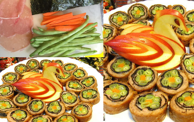 Mách bạn cách làm thịt cuốn đơn giản mà đẹp mắt chỉ nhìn thôi đã mê