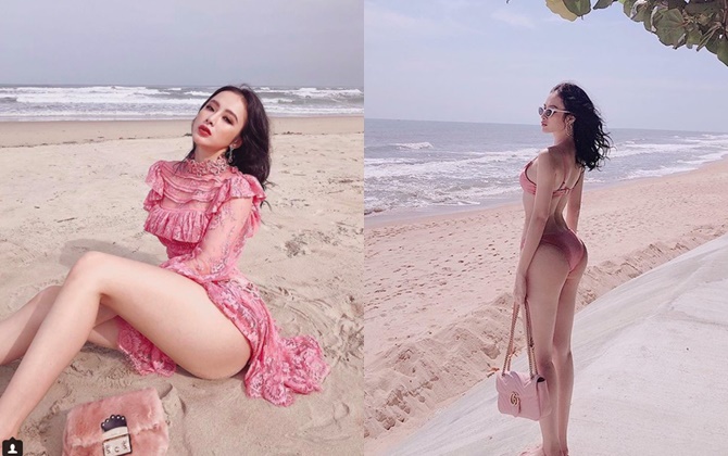 Không cần diện bikini, Angela Phương Trinh vẫn gợi cảm thế này đây