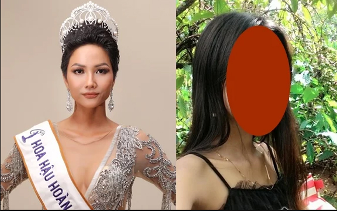 Chân dung em gái hot girl Tây Nguyên của Hoa hậu H'hen Niê, tưởng xinh giống chị hoá ra khác hẳn
