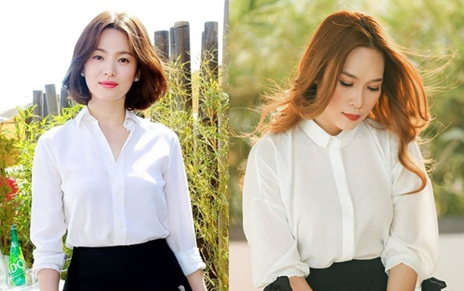 Bằng tuổi lại cùng để mặt mộc, Song Hye Kyo “chặt đẹp” Mỹ Tâm nhưng kéo đến Hiền Thục thì cũng phải lép vế thế này đây
