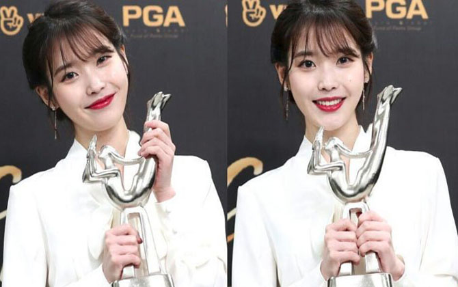 Thảm đỏ Golden Disc Award: IU chiếm trọn tâm điểm