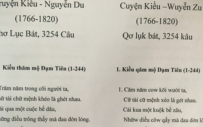 PGS-TS Bùi Hiền chuyển thể “Truyện Kiều” sang ngôn ngữ “Tiếw Việt”