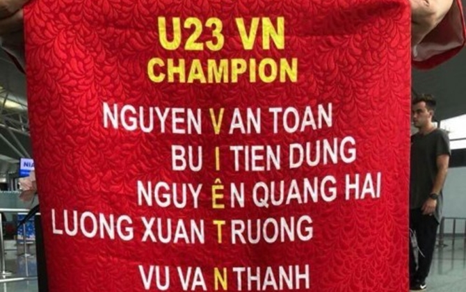 Thật bất ngờ, tên các cầu thủ Việt Nam ghép lại tạo thành ‘câu khẩu quyết’ quen thuộc mà ai cũng ‘niệm chú’