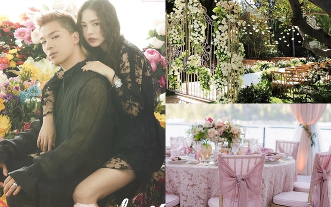 “Đột nhập” địa điểm chiêu đãi tiệc cưới của Taeyang và Min Hyo Rin


