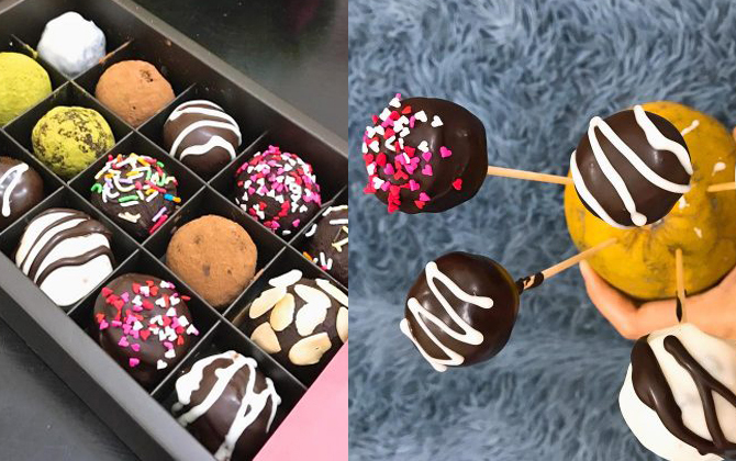 Tự làm chocolate truffle làm quà Valentine chuẩn như cửa hàng