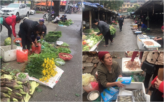 Mùng 4 Tết: Khiếp đảm tiểu thương "hét" giá rau xanh ngày đầu năm tại các chợ thành Vinh