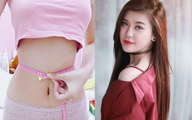 Dù ăn bánh chưng thả ga nhưng nàng hot model VTV vẫn giữ được eo thon 57cm nhờ cách không ngờ tới