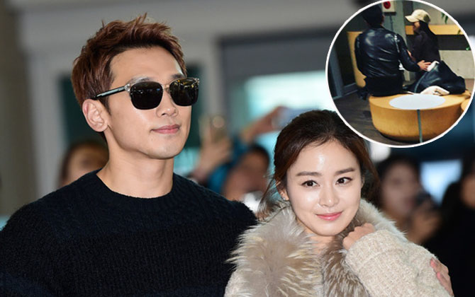 Bắt gặp Bi Rain và Kim Tae Hee “trốn con” sang du lịch Nhật Bản