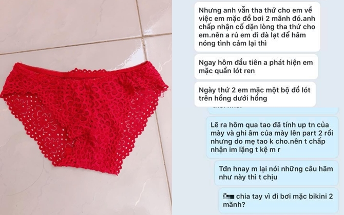 Part 2 hot hòn họt của chàng trai chia tay cô gái vì mặc quần lót ren và dùng nước hoa vùng kín