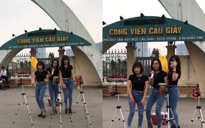 3 cô gái Hà Nội nhận đủ “gạch đá” từ cư dân mạng vì "quẩy tưng bừng" bán xôi phản cảm