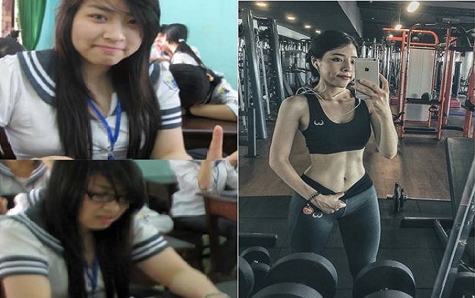 Hot girl phòng gym đẹp 'bốc lửa' hướng dẫn bài tập tại nhà đánh bay mỡ bụng, eo chuẩn 55,5cm