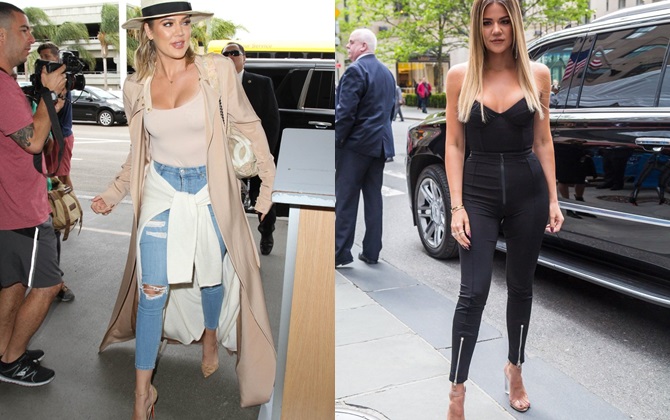 Cứ nhìn Khloé Kardashian mặc quần jeans là muốn diện item này cả tuần luôn!