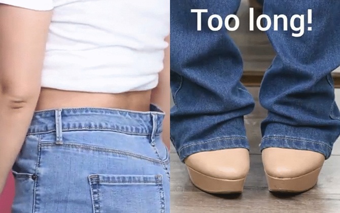 Những mẹo thông minh giúp cho việc mặc quần jeans trở nên dễ dàng hơn