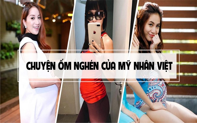 Muôn kiểu nghén kỳ lạ của sao Việt: Người muốn đánh chồng, người bị ép ăn như trẻ con