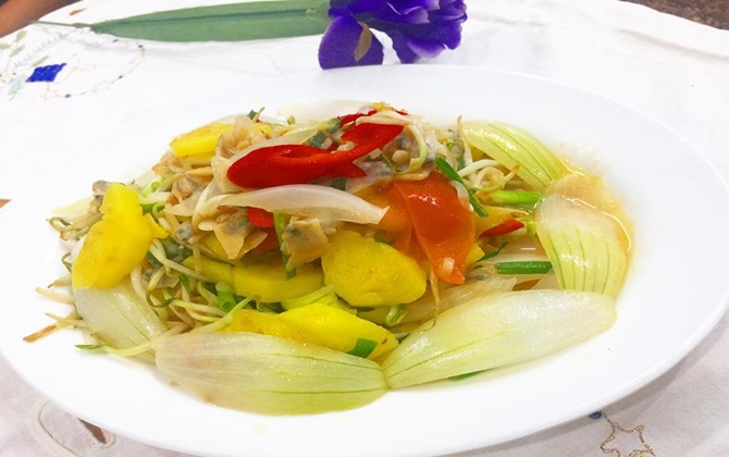 Hến xào chua ngọt  - món ngon đậm chất miền Trung, ăn là nghiền