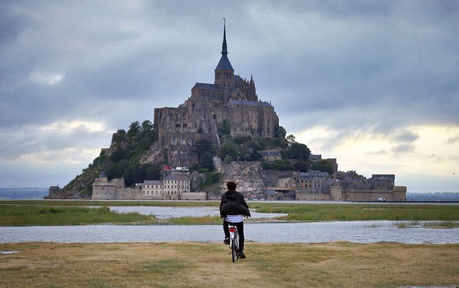 Đến thăm đảo Le Mont Saint Michel ở Pháp, chỉ ước là công chúa hoàng tử trong truyện cổ tích