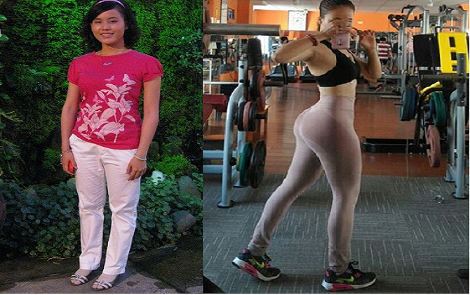 Cô gái Sài thành trở nên nóng bỏng khó tin nhờ gym dù nặng tới 62kg